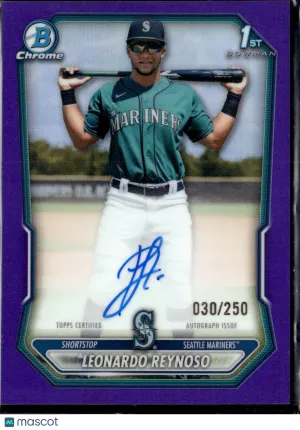 2026 Bowman Chrome Leonardo Reynoso #CPA-LR Purple Refractor /250
