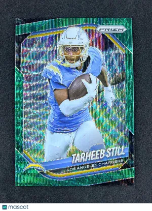 2025 Panini Prizm 35 Tarheeb Still Green Wave Los Angeles Chargers