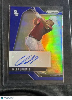 2025 Panini Prizm LIV Golf Caleb Surratt #SIG-CSU Blue /99
