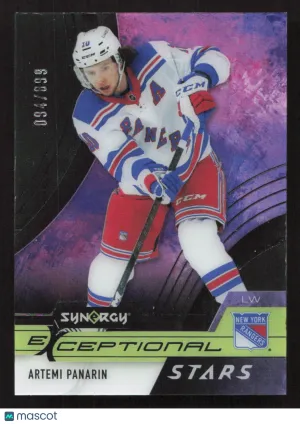 2021-22 Upper Deck Synergy Artemi Panarin #ES-AP Exceptional Stars SN