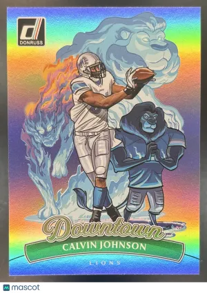 Donruss Calvin Johnson Downtown SP #4 Detroit Lions