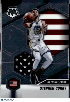 2021 Panini Mosaic Stephen Curry #249 National Pride Silver