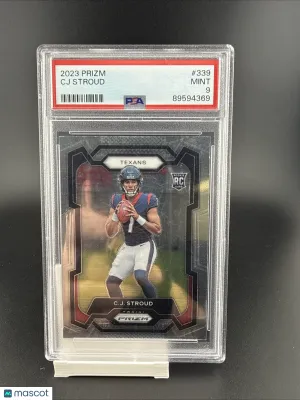 2023 Panini Prizm C. J. Stroud #339 [Base] Rookie Base Set PSA 9