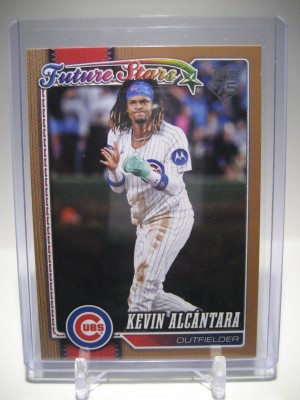 Kevin Alcantara 2026 Topps Series 2 Gold Border 0274/2026 #374 Chicago Cubs