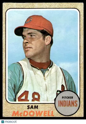 1968 Baseball Card Sam McDowell #115