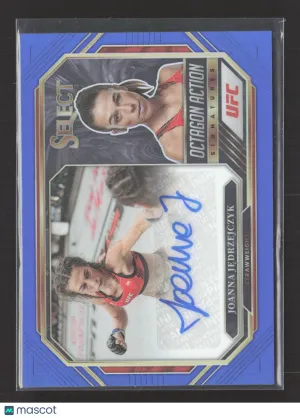 2023 Panini Select Prizm UFC Joanna Jedrzejczyk #OA-JJK Blue 31/75 Auto