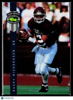 1992 Classic Four Sport Draft Pick Collection Ty Detmer Bucky Richardson #129