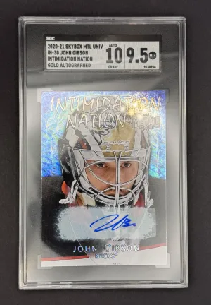 Skybox Metal Universe Intimidation Nation Gold Auto