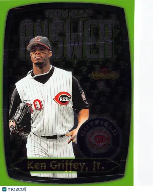 2000 Fleer Showcase Final Answer Ken Griffey Jr. #7 of 10 FA Cincinnati Reds