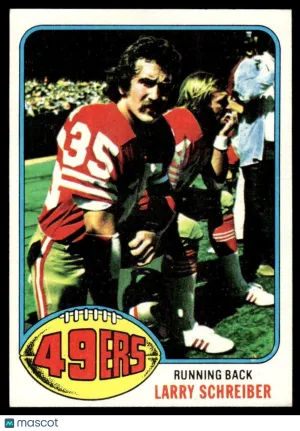 1976 Football Card Larry Schreiber #246