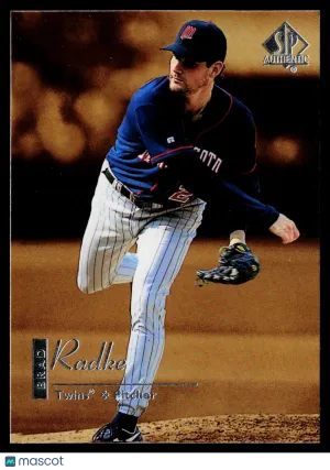 1999 Upper Deck SP Authentic Brad Radke #50