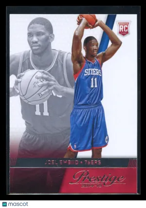 2014 Panini Prestige #163 Joel Embiid Rookie RC