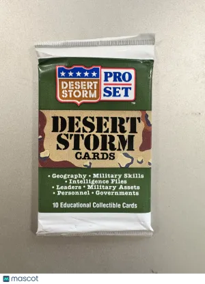 1991 Pro Set Desert Storm sealed Pack