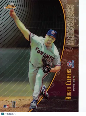 1998 Topps Finest Mystery Finest Roger Clemens Refractor #M34 Toronto Blue Jays