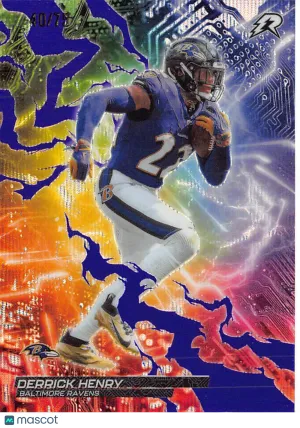 2026 Topps Resurgence Derrick Henry Purple /75 #CB-4 Baltimore Ravens