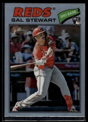 #221 Sal Stewart 2026 Topps Heritage - Chrome Refractors