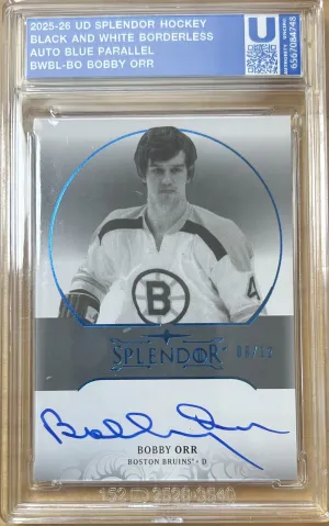 Bobby Orr Splendor Blue Parallel Auto /12