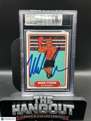 Graded 1987 Fiterman Sports Mike Tyson Punch-Out Auto BGS Authentic Boxing Card