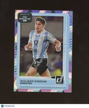 Giuliano Simeone 2025 Panini Donruss Road to FIFA World Cup 26 #165 Diamond Argentina