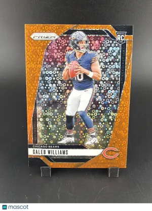 2024 Panini Prizm Caleb Williams #301 Orange Disco RC