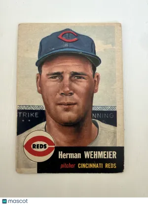 1953 Topps Herman Wehmeier #110