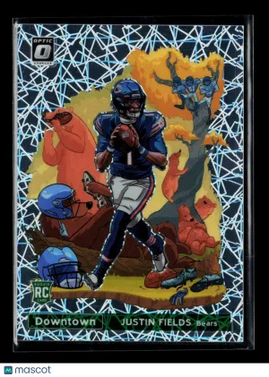 2021 Panini Donruss Optic Football Justin Fields #DT-39 RC