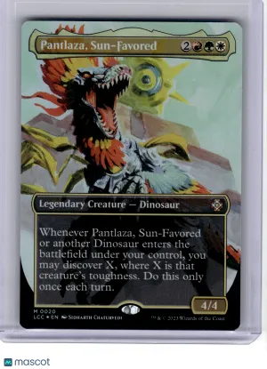 2023 Magic: The Gathering—Pantlaza, Sun-Favored (Borderless) #20 Commander: The Lost Caverns of Ixalan—Mythic Foil