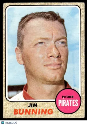 1968 Baseball Card Jim Bunning #215