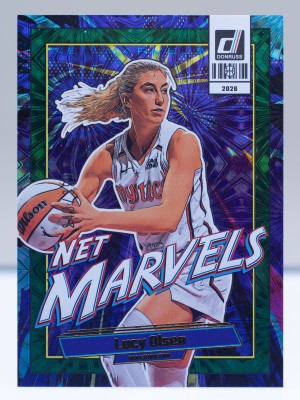 2026 Panini Donruss WNBA #22 Lucy Olsen Net Marvels Insert Mystics