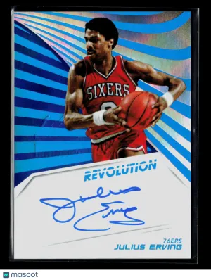 2018 Panini Revolution Julius Erving #AU-JEV Infinite Auto