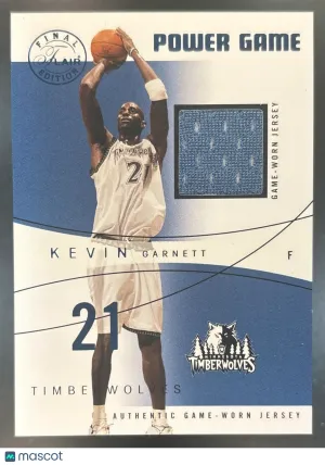 Flair Final Edition Kevin Garnett Power Game Jerseys #PG-KG Minnesota Timberwolves