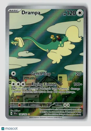 Pokemon 2024 Temporal Forces Drampa #184/162