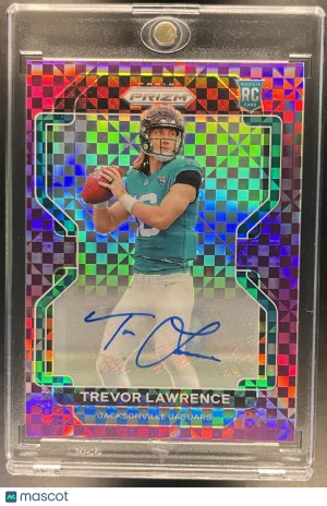 2021 Panini Prizm Football Trevor Lawrence #331 Purple Power /49 RC