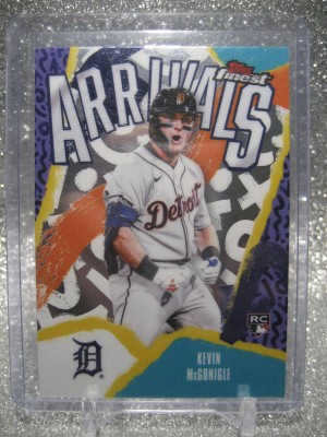 2026 Topps Finest Arrivals RC Rookie Tigers Kevin McGonigle #A-23