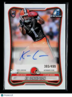 2026 Bowman Chrome Football KC Concepcion #BCRA-KC Refractor 395/499 RC Auto