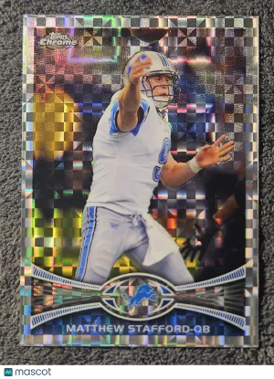 2012 Topps Chrome #126 Matthew Stafford X-Fractor