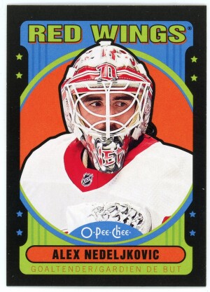 2021-22 O-Pee-Chee Alex Nedeljkovic Retro Black Border 28/100 #603