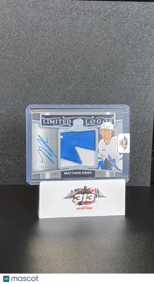 2024-25 Upper Deck The Cup Matthew Knies #LL-MK Limited Logos /50 Patch