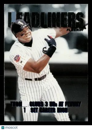1997 Fleer Headliners Frank Thomas #20 of 20