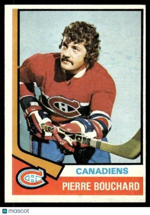 1974 Hockey Card Pierre Bouchard #254