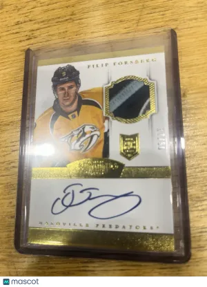 2013 PANINI DOMINION #170 FILIP FORSBERG GOLD ROOKIE PATCH AUTO RC /50 3 Colors
