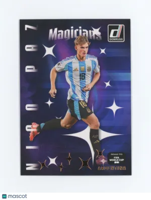 Nico Paz 2025 Panini Donruss Road to FIFA World Cup Magicians #25 Argentina