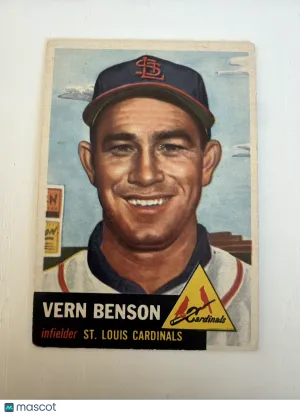 1953 Topps Vern Benson #205