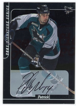 2000-01 Be a Player Signature Series Patrick Marleau Autograph