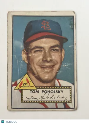1952 Topps Tom Poholsky #242 Low grade