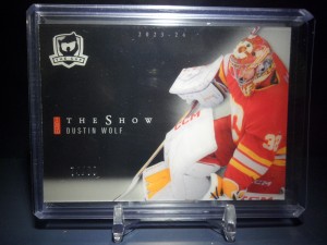 2023-24 Upper Deck The Cup Dustin Wolf ROOKIE The Show Black SB DW 99 Dustin Wolf
