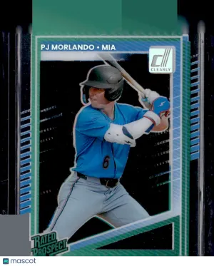 2025 Panini Donruss Baseball Clearly PJ Morlando #168