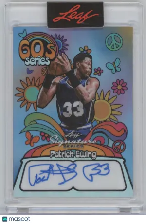 2026 Leaf Signature Series Patrick Ewing #60S-PE1 /1