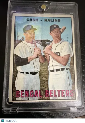 1967 Topps Norm Cash Al Kaline #216