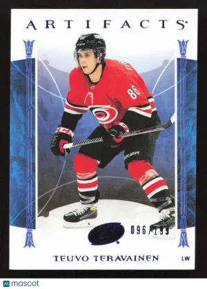 2022-23 Upper Deck Artifacts Teuvo Teravainen #86 Royal Blue SN